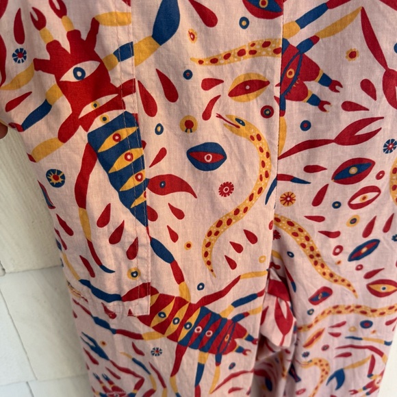 Nooworks Overalls in Scorpion Print Pink size Small - Picture 7 of 10